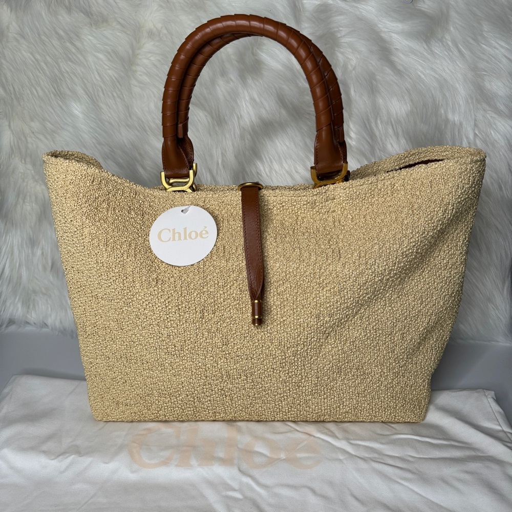 Chloé Marcie Top Handle Toggle Closure Large Tote